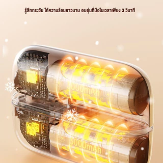 2-in-1 แม่เหล็กมืออุ่นไฟฟ้า USB ชาร์จที่ถอดออกได้นํากลับมาใช้ใหม่แบบพกพาเครื่องทําน้ําอุ่นสําหรับฤดูหนาวในร่มกลางแจ้ง