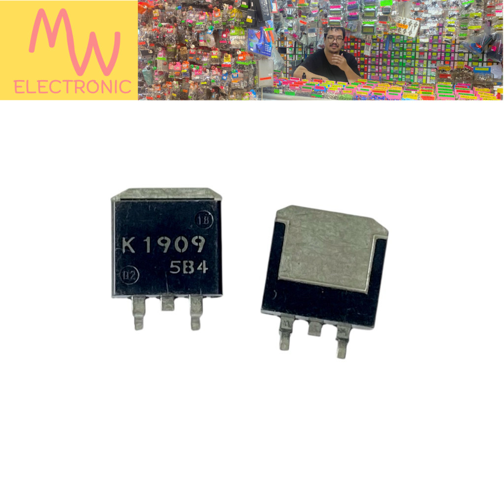 Mosfet K1909 (ราคาต่อ 1ชิ้น) N-Channal 100V 25A SMD TO-263 มีสินค้าพร้อมส่งในไทย