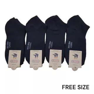ถุงเท้าข้อสั้น เนื้อผ้าดีใส่สบาย ขนาดfree size ใส่ได้ทั้งผู้หญิงกับผู้ชาย แพ็คละ 12คู่