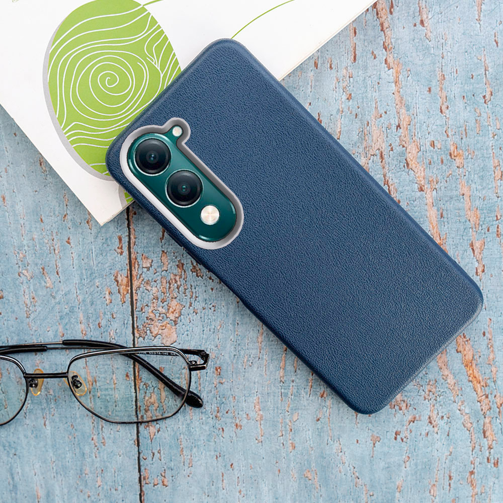 พรีเมี่ยมหนัง Faux สําหรับ Vivo Y29s 4G 5G Y29T Y19e Y04 Y37c 4G iQOO Z10 Lite T4 Lite Y19s GT 5G V2