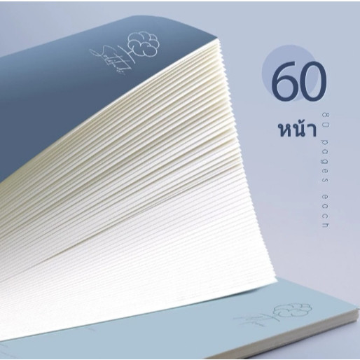 สมุดบันทึกสองกิ่งเกลียวขนาด A5 จำนวน 60 หน้า ออกแบบมาในสไตล์ศิลปะที่เรียบง่าย และสามารถถอดหน้ากระดาษได้ - รูปที่ 6