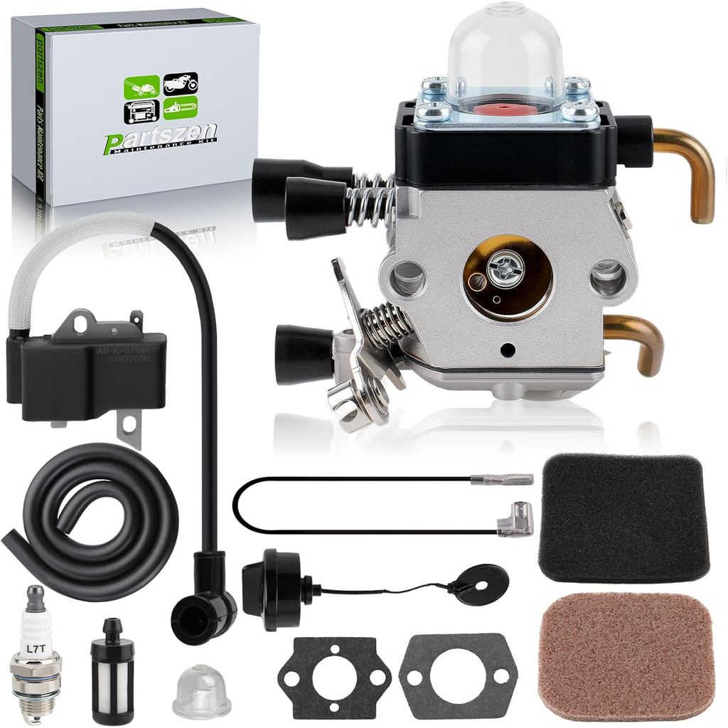 Carburetor Ignition Coil Kit for Stihl FS85 FS75 FS80 FS80R HS80 FS85R FS85T Trimmer KM85 HS85 C1Q-S