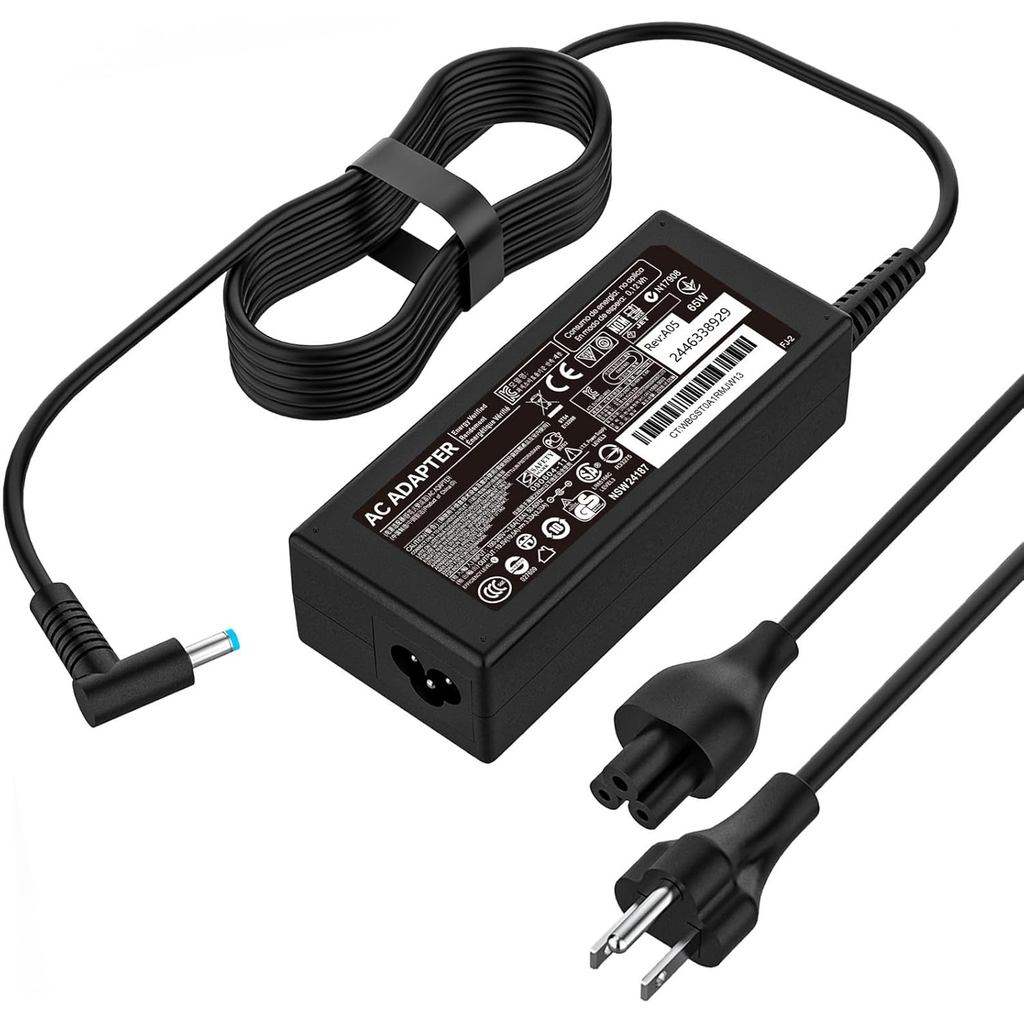 65W Laptop Charger 710412-001 Compatible with HP Probook 640 650 G5 G6 440 450 G10 G9 G8 L23960-001 