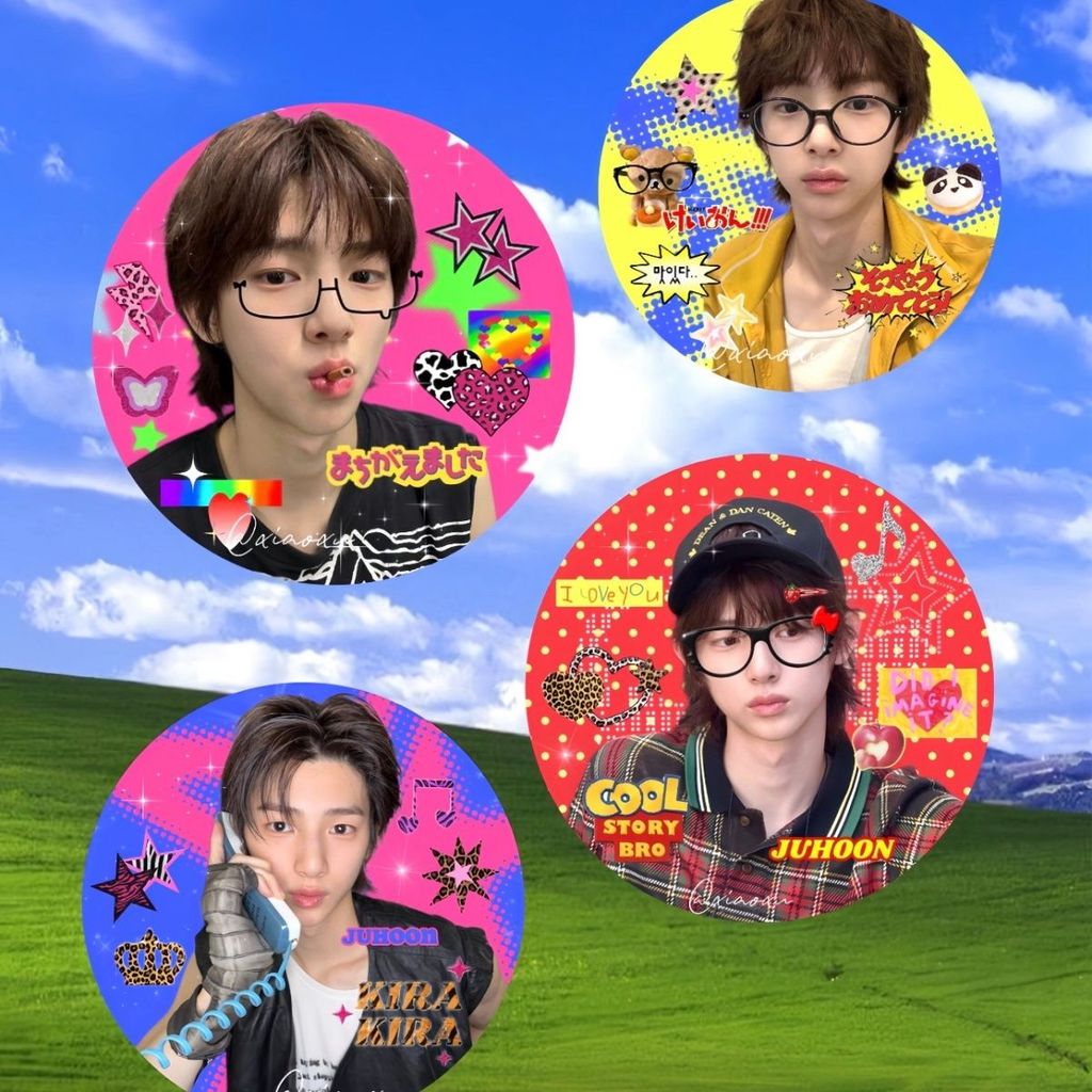 Cortisol Juhoon Homemade Tinplate Shiny Bar Badge เข็มกลัด Valley Bag จี้ของขวัญวันเกิด