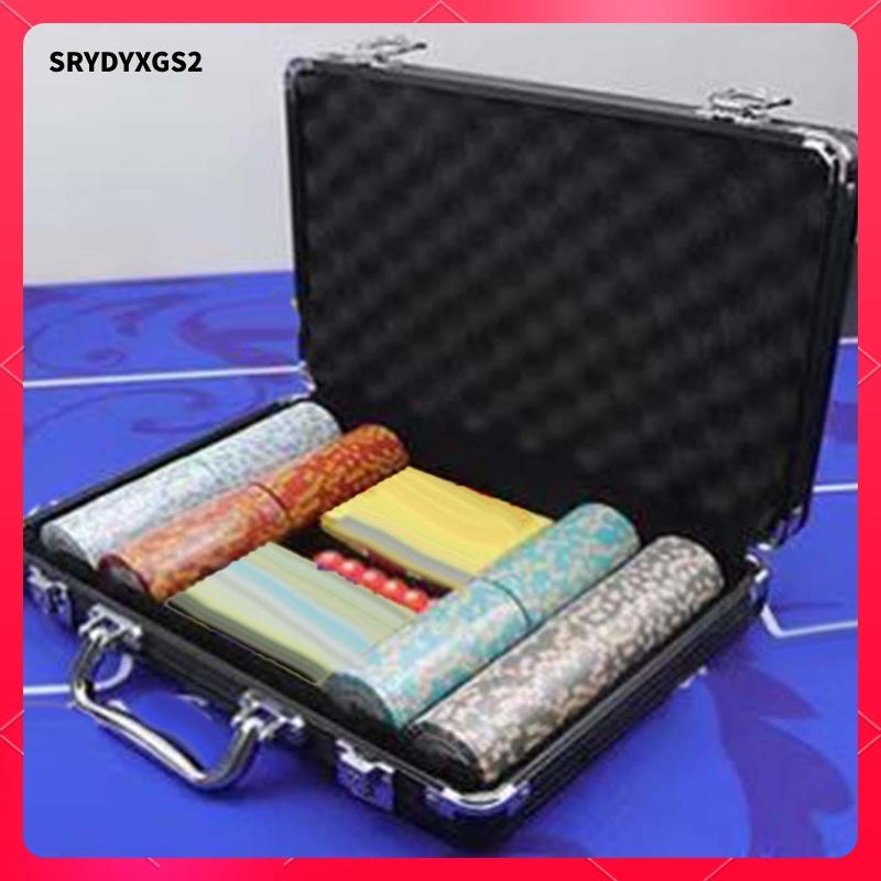 [Srydyxgs2] Chip Case Storage Container Party Carrier with Lock Aluminium Alloy Casino Case