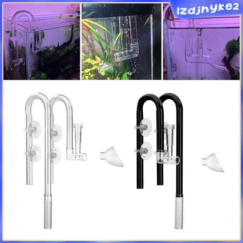 [lzdjhyke2] Lily Pipe Inflow Outflow Set for Aquarium Plant Tank DIY for 16mm Tube