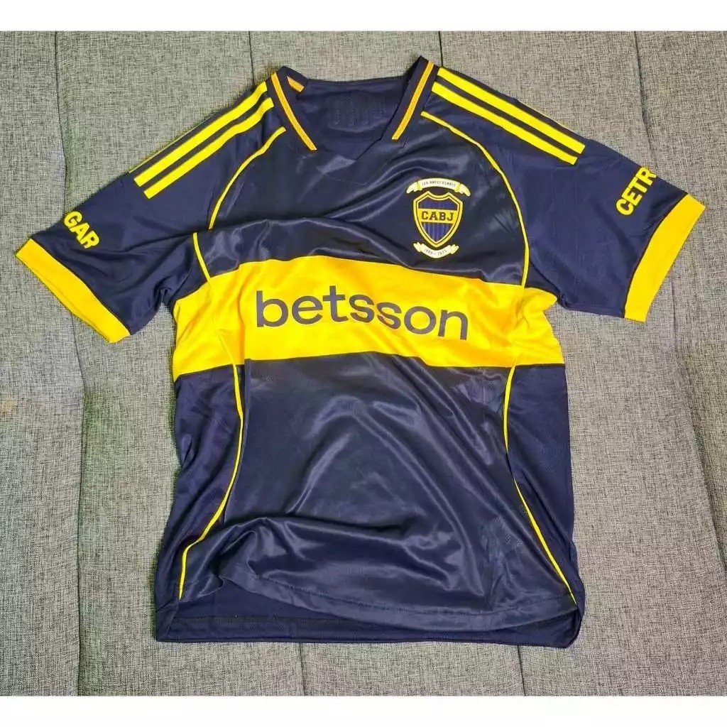 (PLAYER ISSUE) BOCA ANNIVERSARY HOME FOOTBALL JERSEY 2025/2026 PLAYER VERSION ใหม่คุณภาพสูง - PI JER