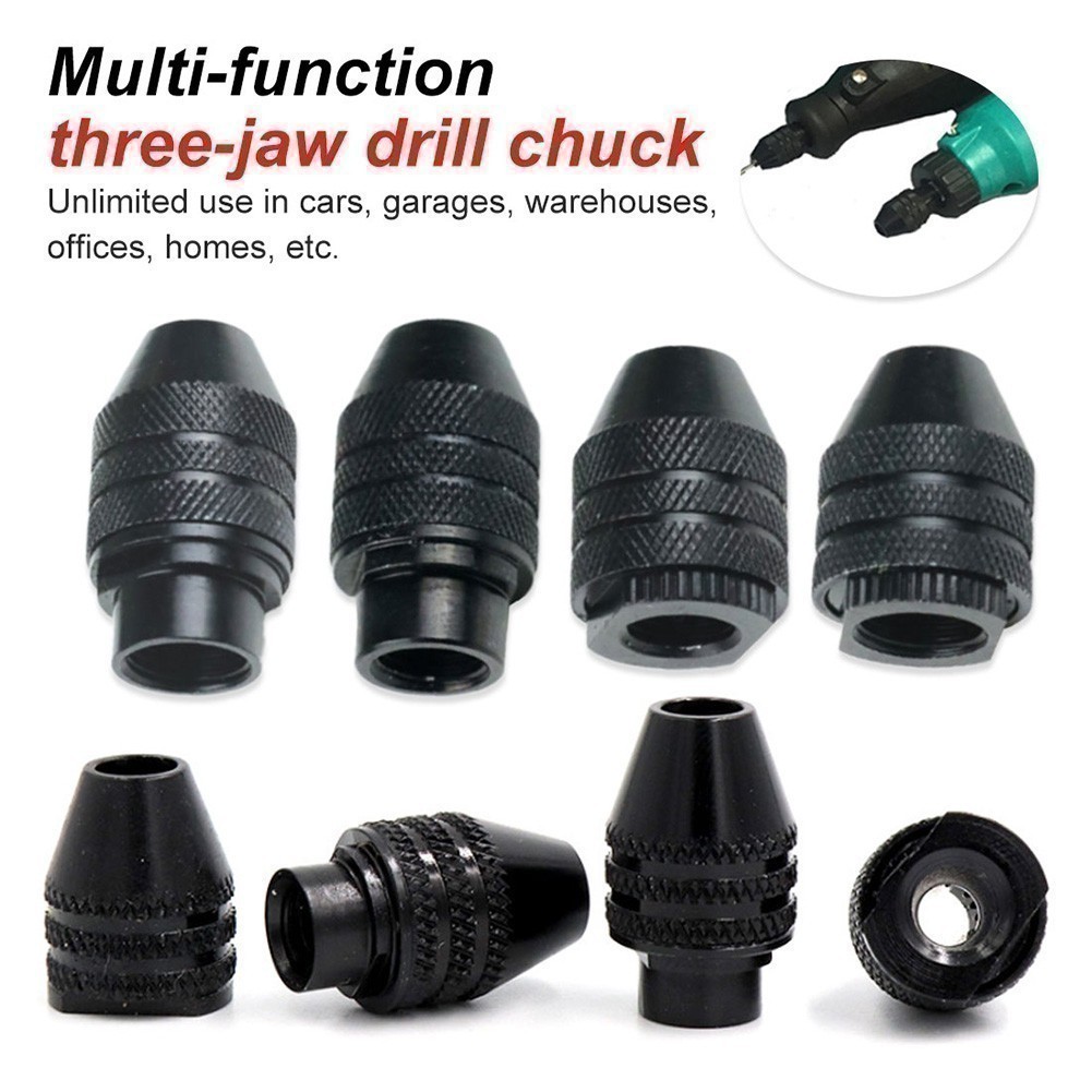 [ELEA] 0.3-3.4 มม.Mini Multi Chuck Keyless Quick Change Three-Jaw เจาะ Chuck M7 M8x0.75