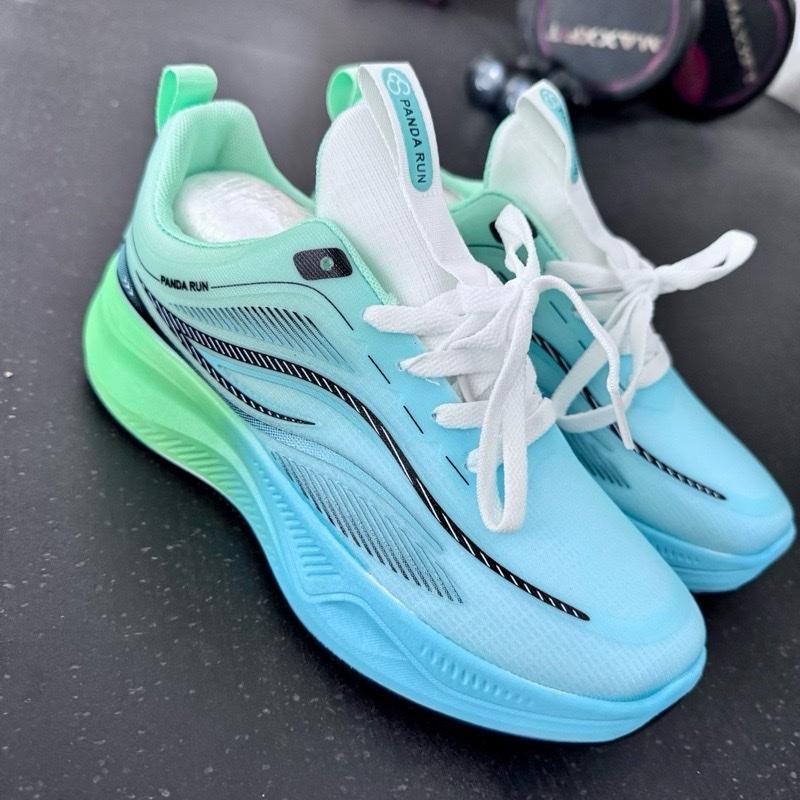 【ThaiHub Mart】Panda Run02 แบรนด์คนไทย ไซส์38-48 รองเท้ากีฬาแบบลำลอง เท้าบานอวบ+เพิ่ม1ไซส์  ใส่วิ่งออ