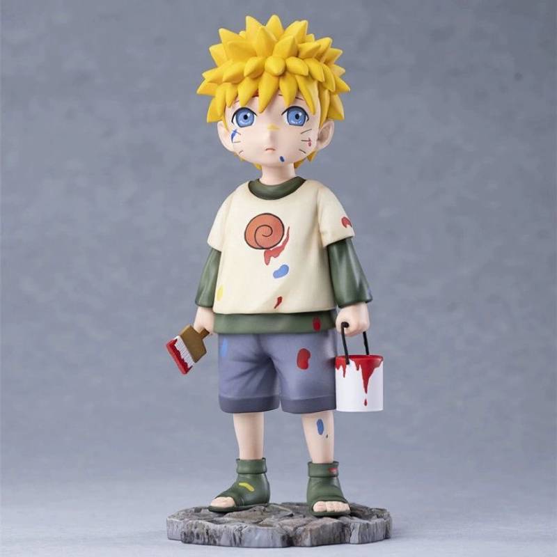 Naruto Childhood Vortex Naruto Hipster GK Statue Hand-Made Cute Gift Doll Ornaments aJfx