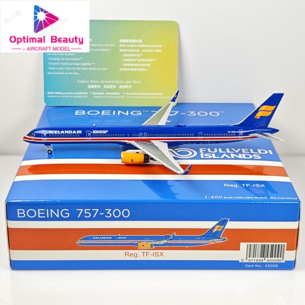 NG Models 45009 1:400 彩รถม้า 空 B757-300 TF-ISX 100 年