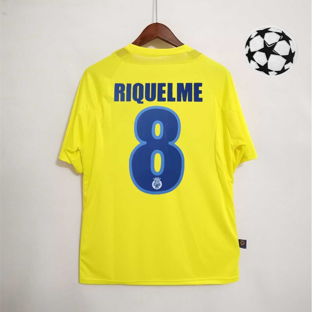 เสื้อฟุตบอลทีมเรโทร Villarreal สไตล์ของ RIQUELME ปี 05-06
