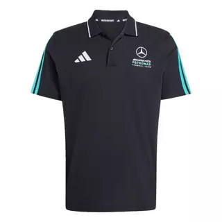 adidas Motorsport เสื้อโปโล MERCEDES - AMG PETRONAS FORMULA 1 TEAM DNA ผู้ชาย สีดำ KE8165
