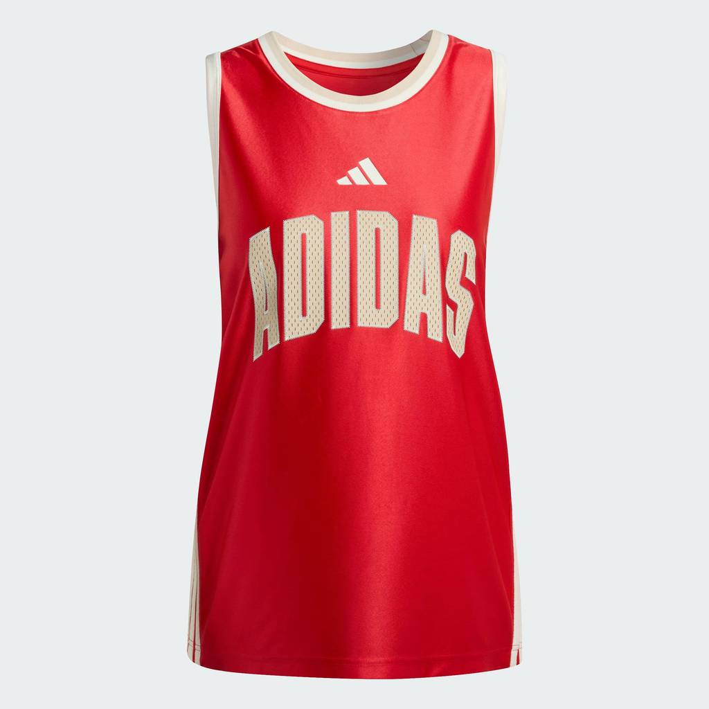 adidas Lifestyle STADIUM TANK Women Red KC4996 ราคา ถูกที่สุด ดีลบีเคเค แกลเลอรีภาพที่ 5