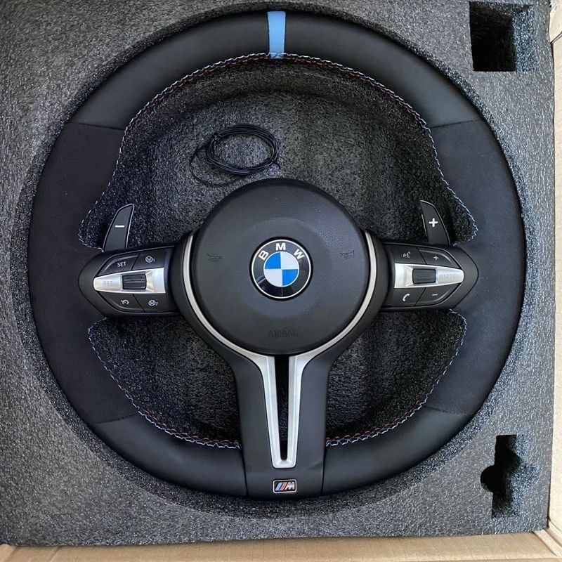 เหมาะสําหรับ BMW All Series 1-7 Series x1-x7 Universal BMW พวงมาลัยอัพเกรด T-Shape mp Suede Assembly