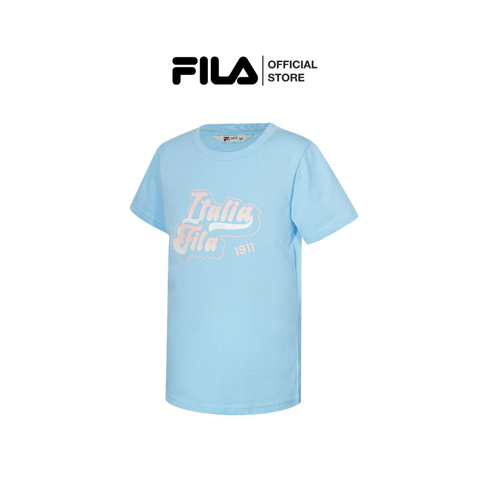 FILA เสื้อยืดเด็กหญิง รุ่น TSA250109G - สีฟ้า