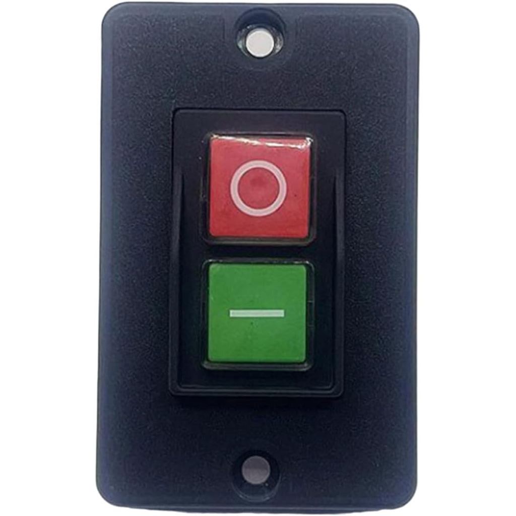 กันน้ําปุ่มกดมอเตอร์ ES 250V/16A Self ล็อคปิดควบคุมมอเตอร์ Start Stop ES PA66 สําหรับเครื่องตัด Pa66