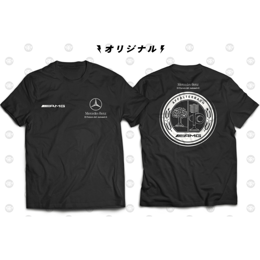 เสื้อยืดคอกลม Mer-AG-241 ทำจากผ้าฝ้าย 100% สีดำ สไตล์ casual unisex สำหรับทุกเพศ