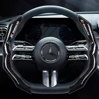 【Ready Stock】 Snap-on Car Steering Wheel Cover Simple Four Seasons Universal Non-Slip Volkswagen Steering Wheel Cover Comfortable Wear-Resistant Car Wheel Cover zben