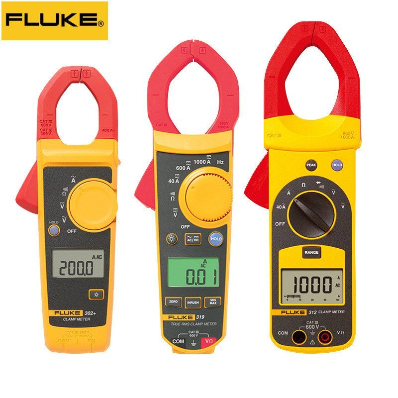 FLUKE FLUKE FLUKE F303 แคลมป์มิเตอร์แบบดิจิตอล 303/305/312/317 แคลมป์มิเตอร์แบบดิจิตอล