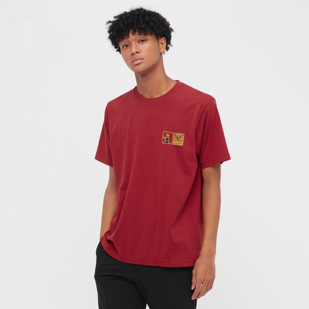 UN0 Mens/Womens (UT) เสื้อยืดพิมพ์ลาย Keith Haring (แขนสั้น)