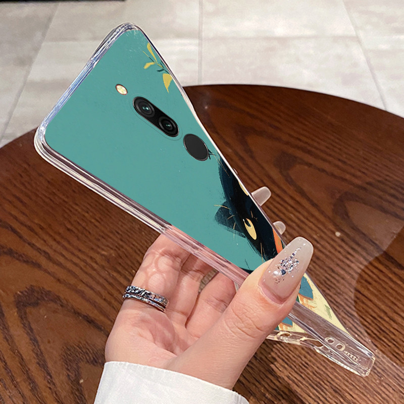 ปลอกสําหรับ Xiaomi Redmi 8 / Redmi 8A ซิลิโคนใส Jelly Soft TPU ฝาหลังกระต่ายน่ารักแมว Dinasaur เคสโทรศัพท์ - รูปที่ 5