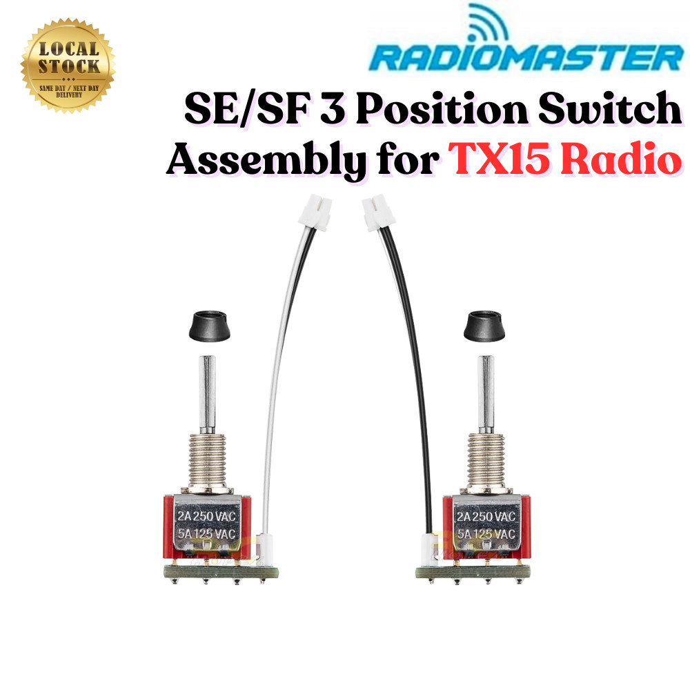 Radiomaster TX15 รีโมทคอนโทรล SE SF สวิทช์ 3 ตําแหน่งสําหรับ TX15 TX15 MAX วิทยุ TX15-SESF-3P