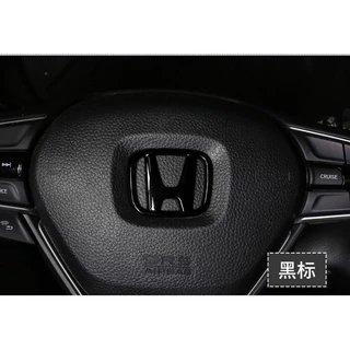 โลโก้ H หน้า-หลัง สีดํา 1 ชิ้น สําหรับ Honda Jazz City HRV Civic BRV GLOSSY BBA