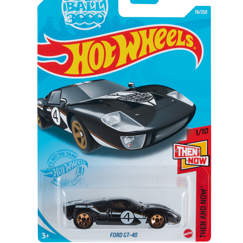 HotWheels HotWheels HotWheels GT40 Classic Racing สีดํา FORD GT-40 78 21K/