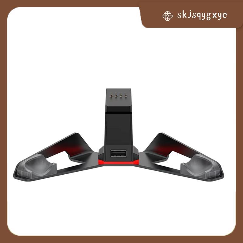 skjsqygxycFor Cyclone 2 แท่นชาร์จพร้อมไฟ RGB Controller Gamepad Charger ฐานอุปกรณ์เสริมสําหรับ Cyclo