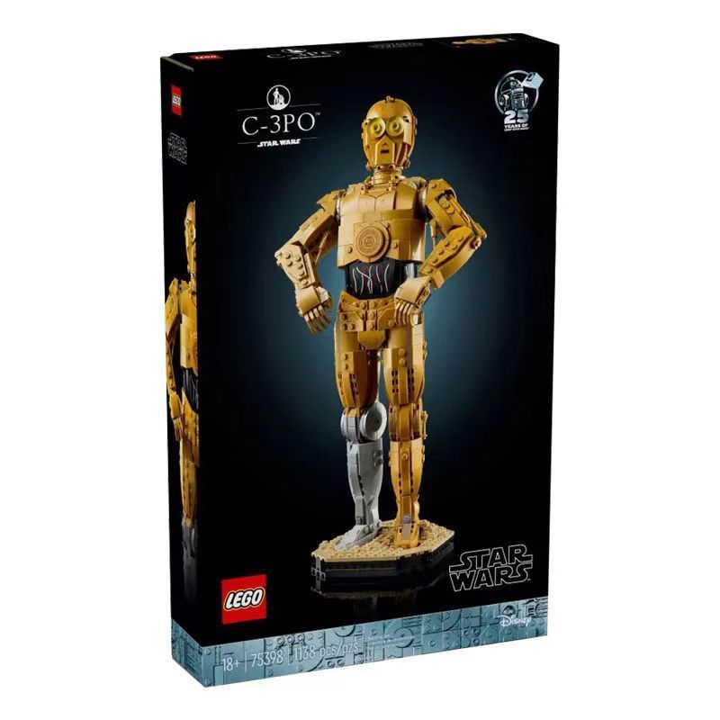 บริษัทกว่างโจว Duanting Trading Ltd. Lego 75398 Robot C-3PO Star Wars Series Robot Building Block Mo