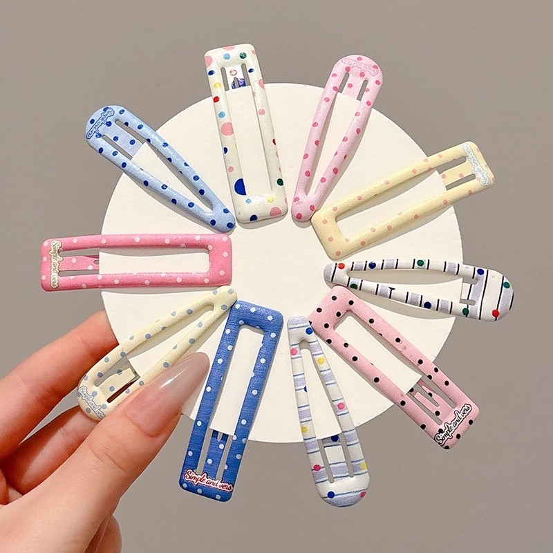 กิ๊บติดผมสีสันสดใสสำหรับเด็กสไตล์เกาหลี เครื่องประดับผมแบบคลิป