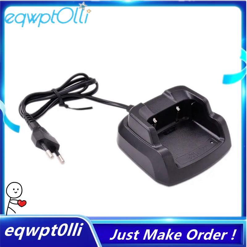 ^eQQ C-51 แท่นชาร์จเดสก์ท็อปสําหรับ UV-K5/UV-K6/UV-K58/UV-5R PLUS, ปลั๊ก EU