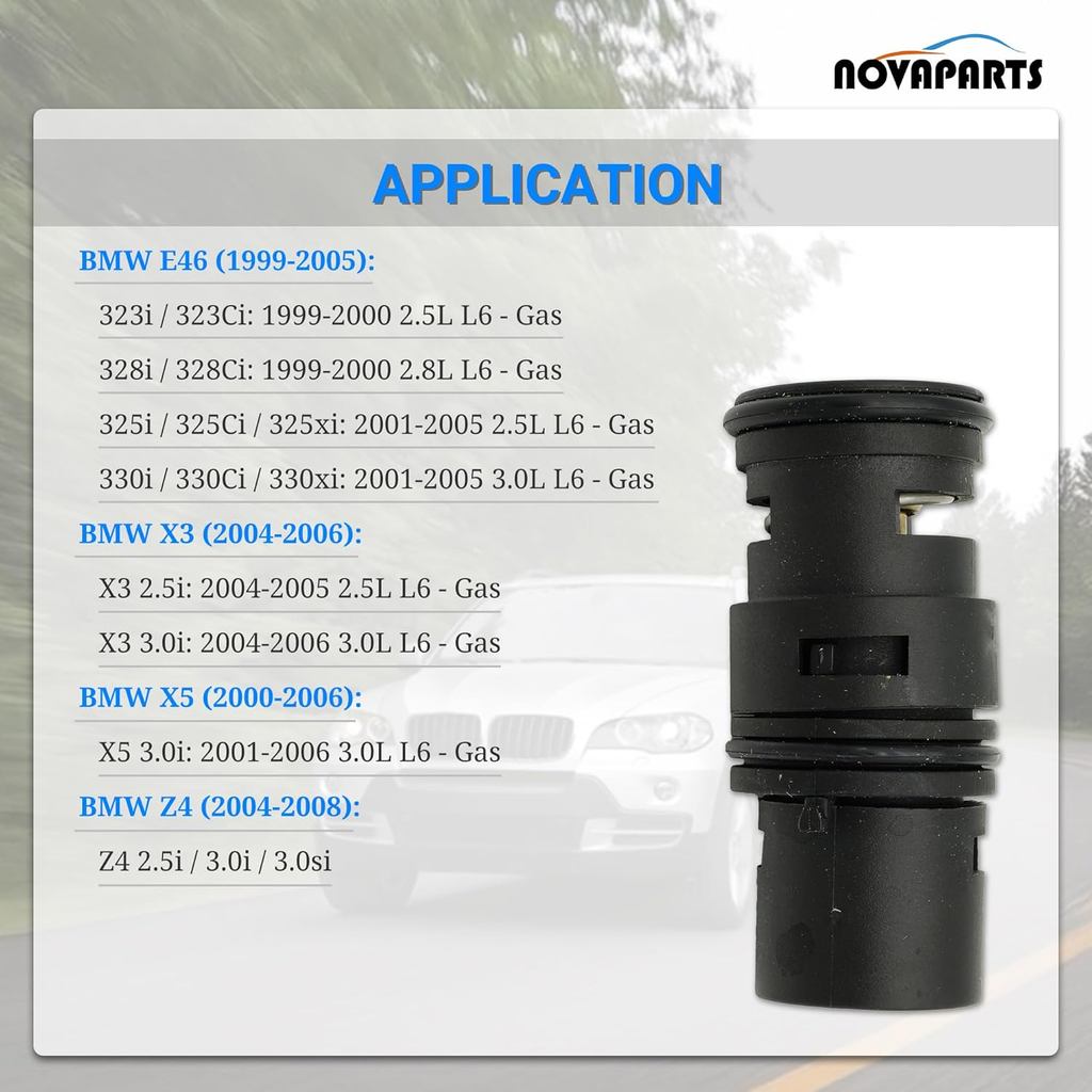 17111437362 น้ํามัน Cooler หม้อน้ําขยายถัง Thermostat สําหรับ BMW E46 323i 323ci 328i 328ci 325i 325