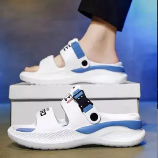 icy.sport🧸พร้อมส่ง🧸"X212" รองเท้าแตะแบบสวม คาดสาย ดีเทลลายเท่ๆ ใส่ได้ทั่งชายหยิง น้ำหนักเบาสบาย
