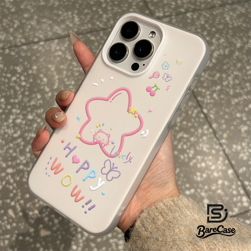 จดหมายแห่งความสุข สำหรับ IPhone 15 12 11 13 16 14 Pro Max XR X Max 7 8 Puls การ์ตูน เคสไอโฟน เคสโทรศัพท์เจลลี่ใหม่