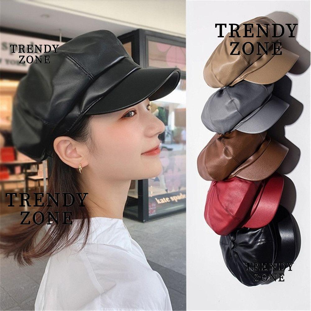 หมวกแปดเหลี่ยม YZONE Elegant สำหรับฤดูฝนและลมหนาว มีขอบแบบลิ้นเป็ด