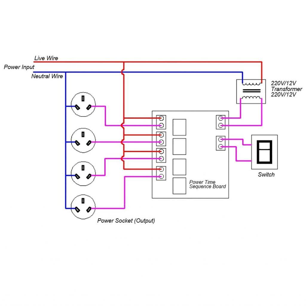 Funtoys.th Power Time Sequence Board ปรับได้ 4 Channel Sequential Controller โมดูล 30A 0.5-4s สำหรับ