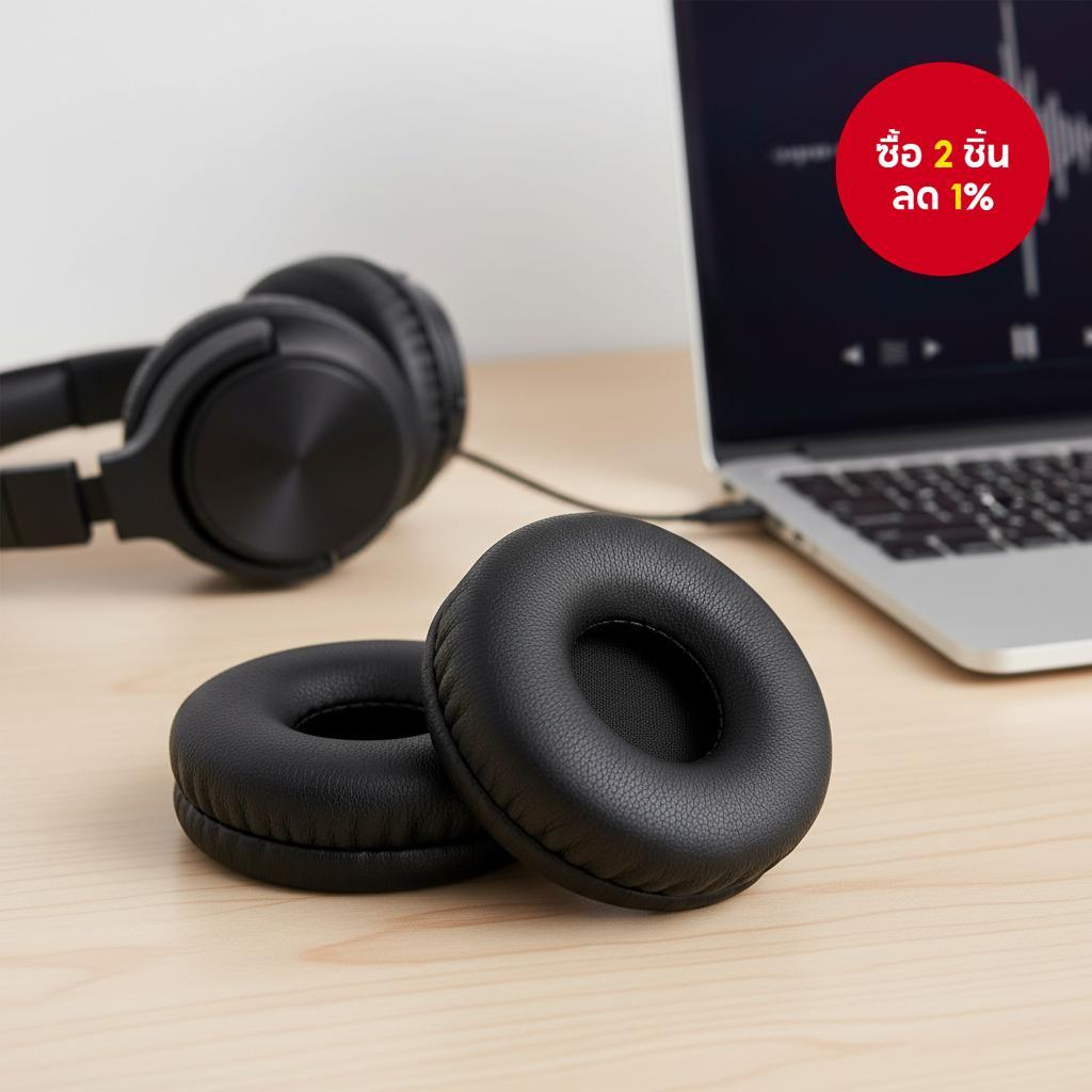 แผ่นรองหูฟังขนาด 55 มม. สําหรับเปลี่ยน Plantronics HW251N 510 520 H261N SaviW710 Audio310 345 Series
