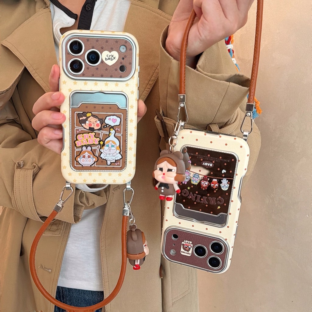 สติ๊กเกอร์ติดหน้าต่างเด็ก เหมาะสําหรับ Apple 17Promax Card Case iPhone 16/15/14/13 เชือกแขวน Anti Drop ราคา ถูกที่สุด ดีลบีเคเค