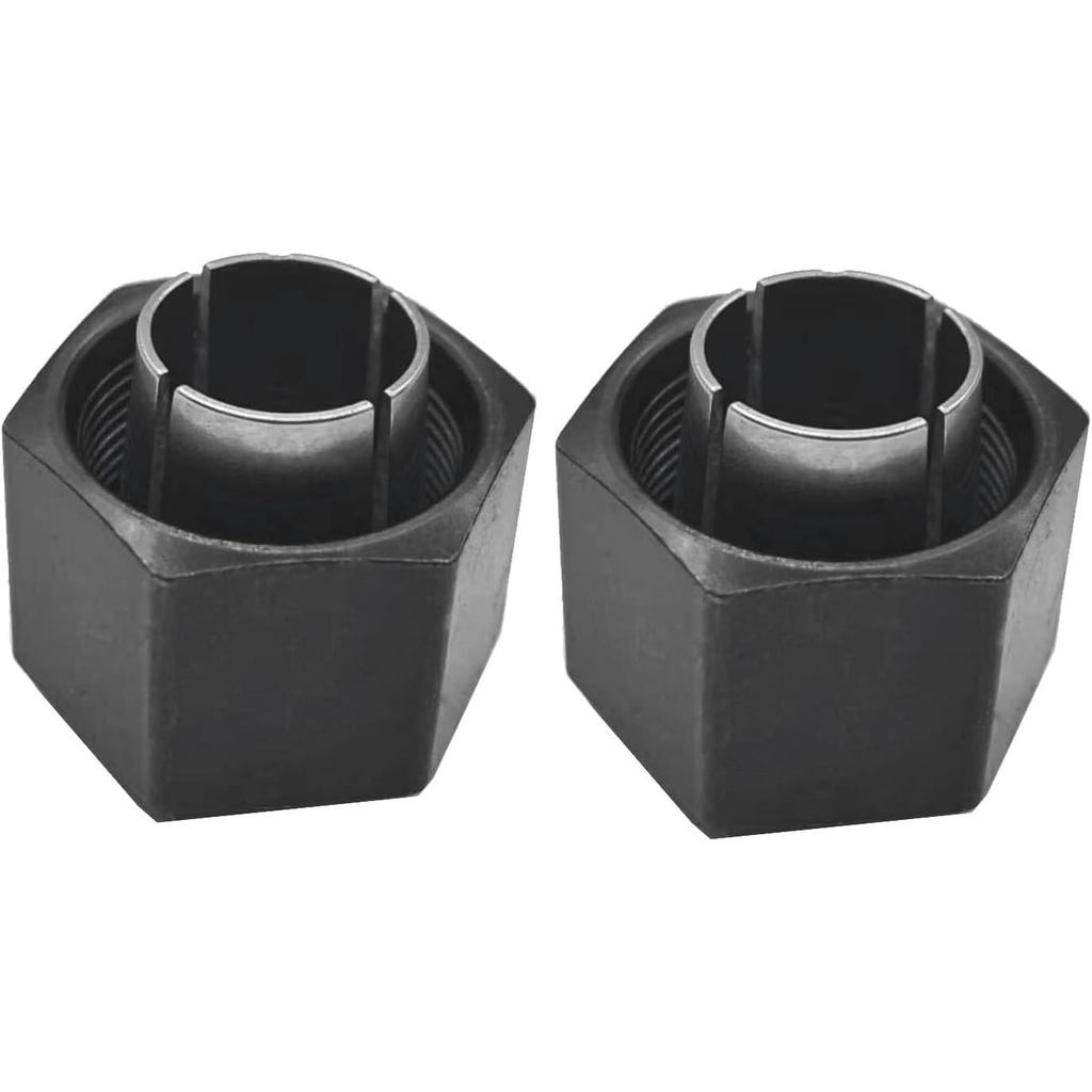 (2 Pack) Collet 19691 1/2-inch 12.7mm replace for Dewalt 326286-04 DW6212 DW616 DW618, Hitachi 323-2