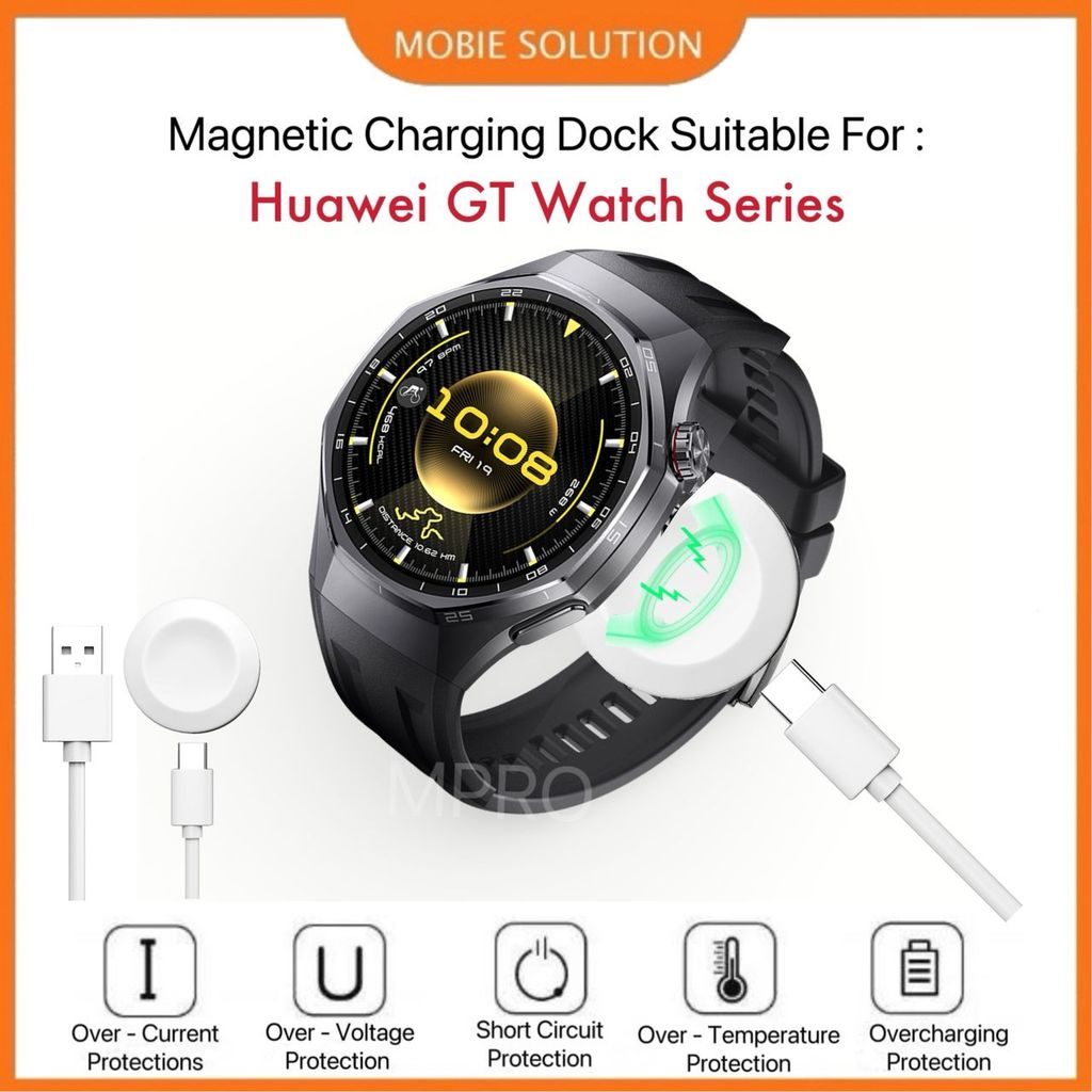 สําหรับนาฬิกา Huawei GT6 GT6pro , Huawei Watch GT5 GT5pro , Huawei Watch GT3 GT3pro GT2pro แท่นชาร์จ