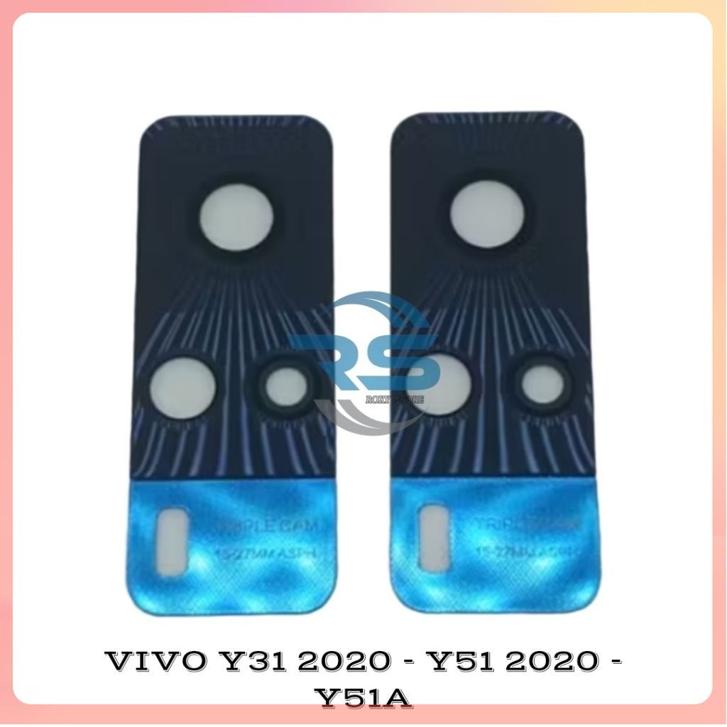 เลนส์กล้องด้านหลังต้นฉบับ VIVO Y31 2020 - Y51 2020 - Y51A