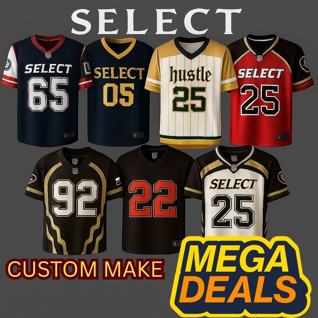 NFL ระเหิด JERSEY CUSTOM MAKE tshirt ออกแบบ Lakers baju jersi เสื้อ viral jersey กีฬา