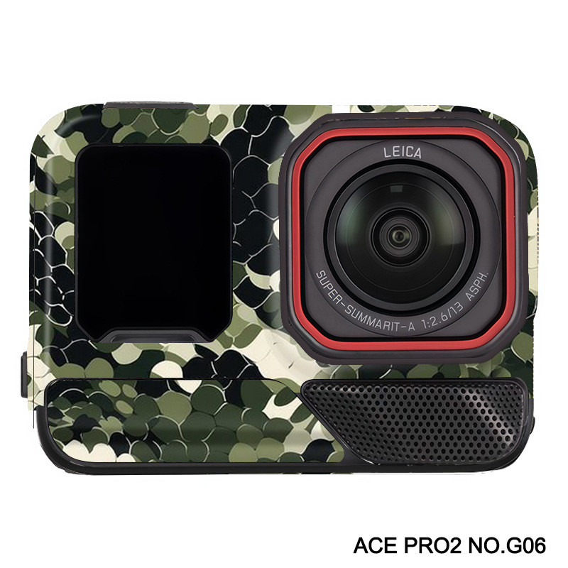เหมาะสําหรับ Shadow Stone insta360 ace pro2 ฟิล์มป้องกันกล้องสติกเกอร์เปลี่ยนสี ace pro2 สติกเกอร์