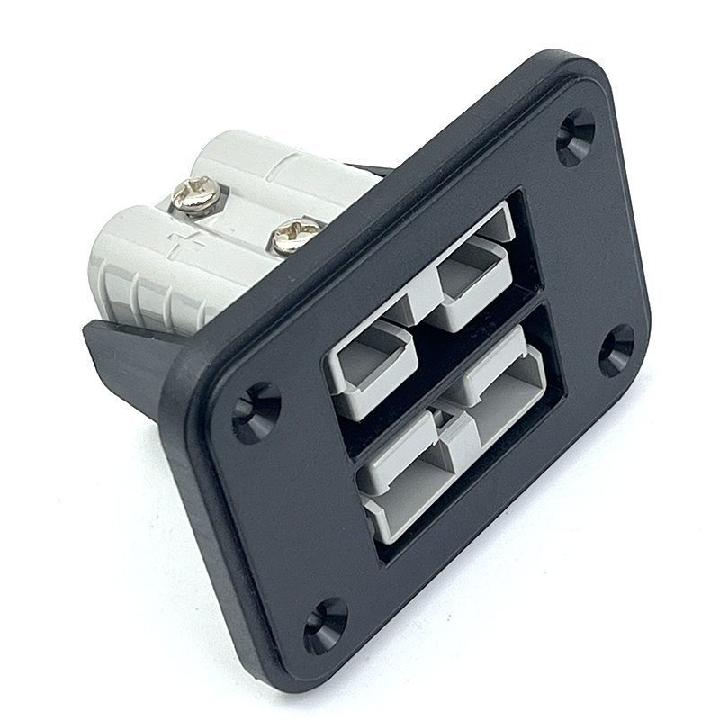 Anderson Plug 50A120A175A350A ขายึดพอร์ตชาร์จฐานพลาสติกกรอบโลหะเหล็ก