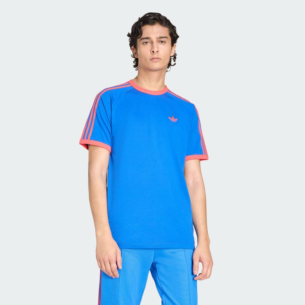 adidas Lifestyle 3-Stripes T-Shirt Men Blue KE3531