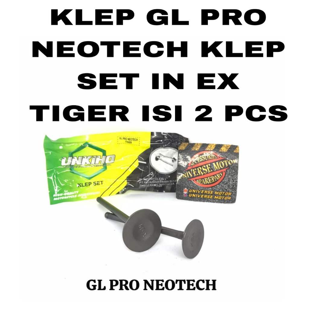 ชุดวาล์ว GL PRO NEOTECH IN EX TIGER CONTENTS 2 ชิ้น