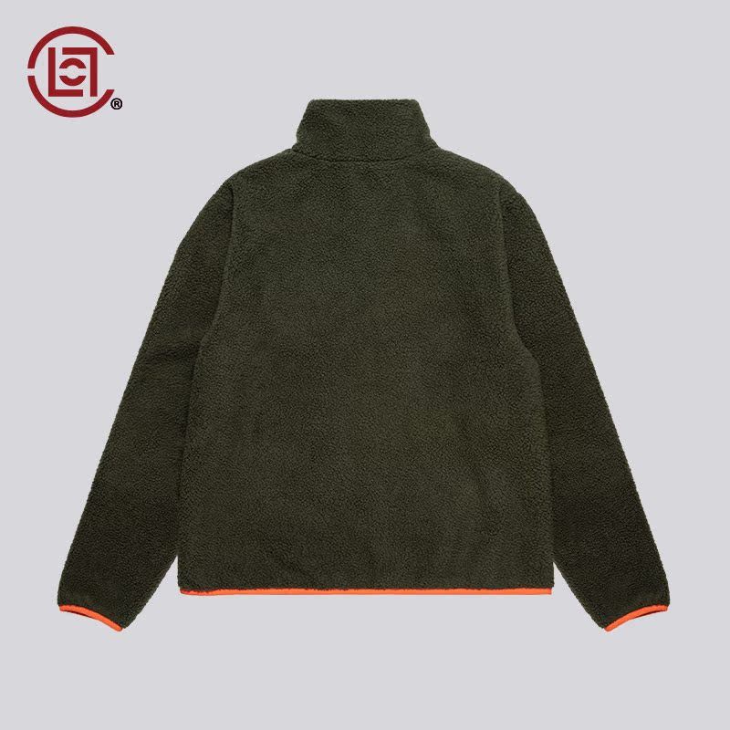 เสื้อแจ็คเก็ตผ้าฟลีซสีตัดกัน Basic Series จาก Edison Chen