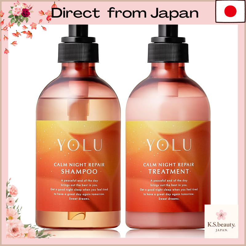 [Limited Edition Summer 2025] YOLU Yoru Shampoo & Treatment Set - Calm Night Repair[Direct from Japa